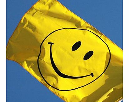 Klicnow Smiley Face Flag 5FT X 3FT