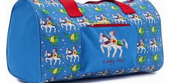 Knights & Dragons Overnight Bag Pink Lining Childs Overnight Pyjama Bag Or Travel Sports Bag/Holdall - Design Knights & Dragons