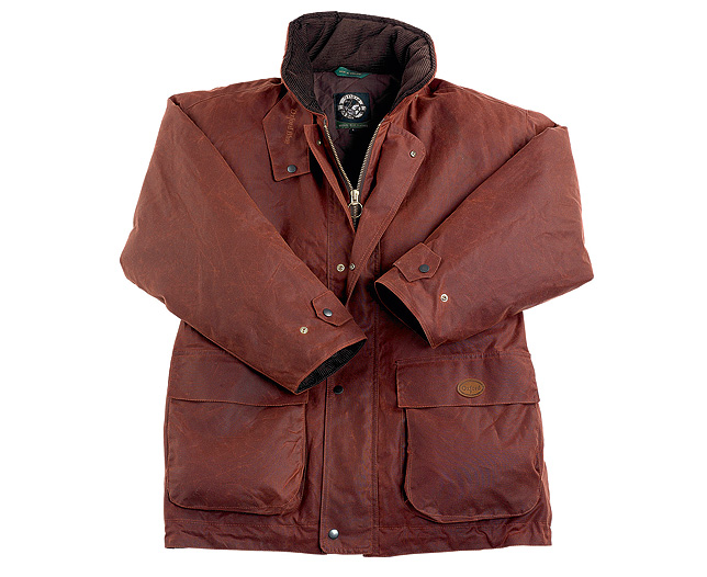 Men` Waxed Jacket - Chestnut - Extra Extra Large (46 inch chest)