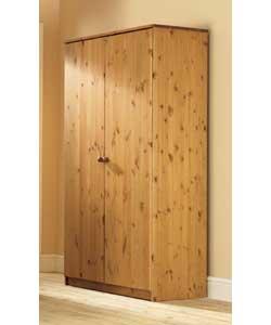 Kobe 2-Door Wardrobe - Pine