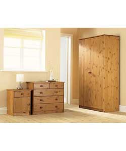 Kobe Bedroom Package - 2 Door 3 Piece - Pine