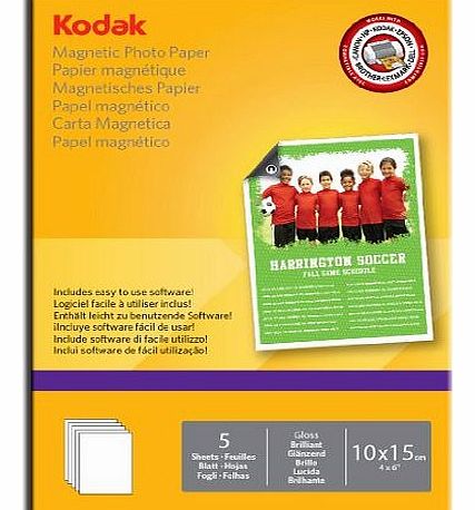 Kodak Magnetic Inkjet Photo Paper