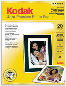 Ultra Paper Inkjet High Gloss 285gsm 20