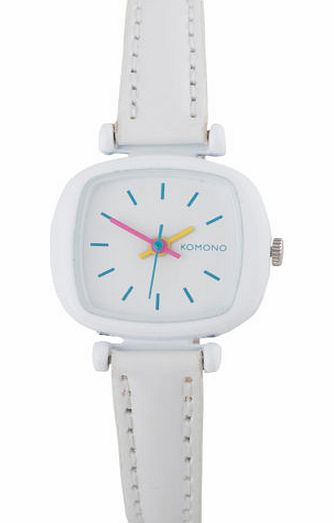 Komono Moneypenny Watch - White Cmyk