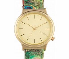 Komono Wizard Print Series Peacock Watch