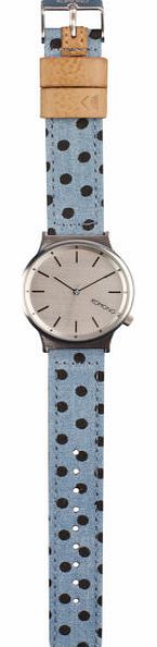 Wizard-Print Series Watch - Denim Polkadot