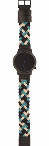 Komono Wizard Woven Watch - Blue Cheese