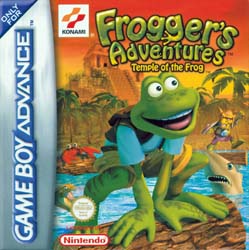 KONAMI Frogger Advance Temple of the Frog GBA