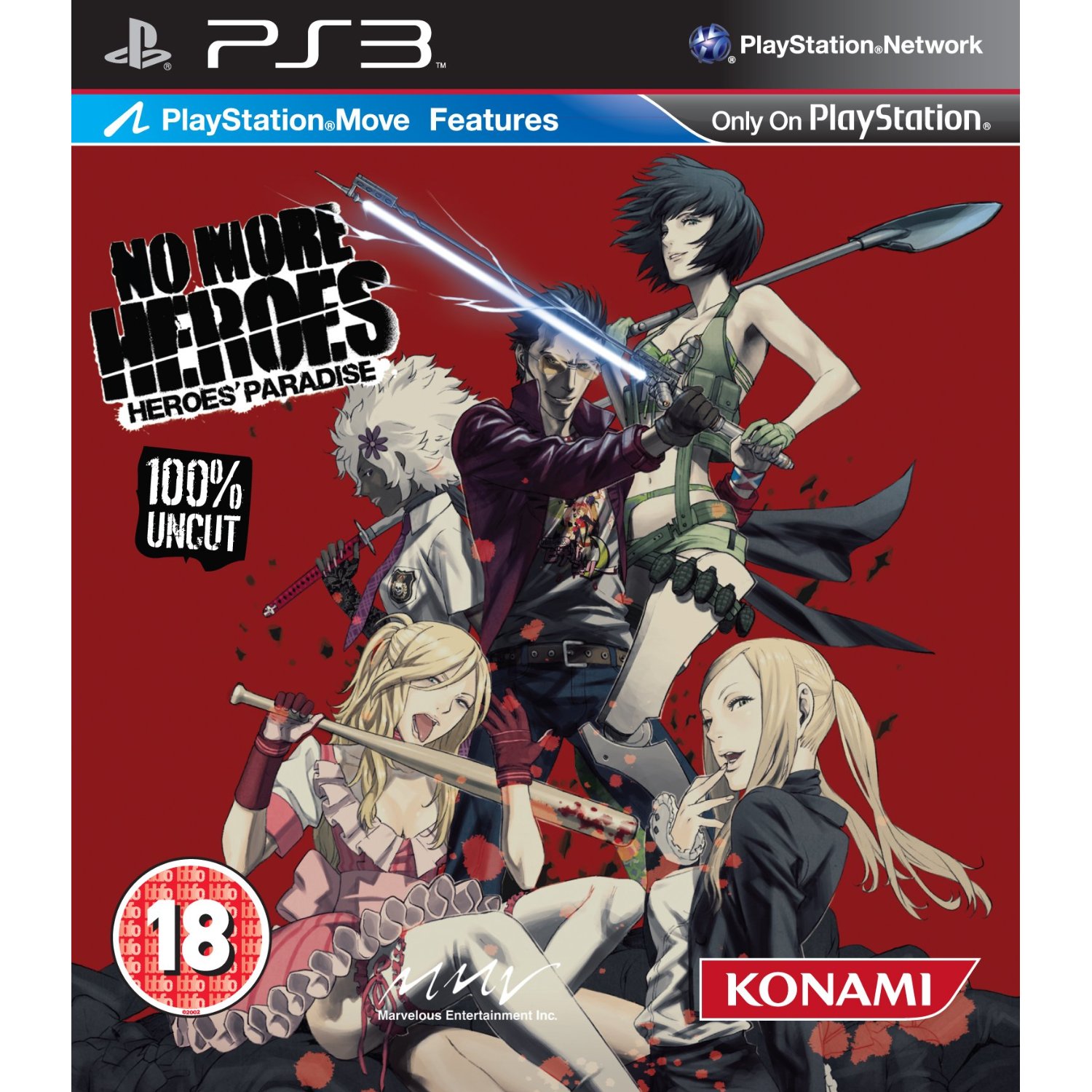 KONAMI No More Heroes Heroes Paradise PS3