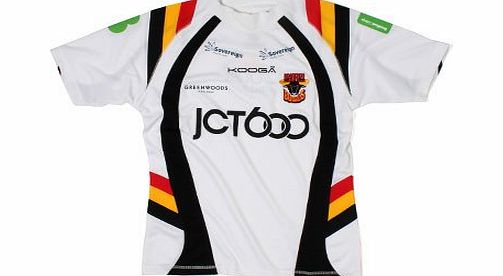 Kooga Bradford Bulls 2012 Super League Home S/S Rugby Shirt White/Multi - size S