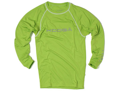  Kooga Power Kids Baselayer Cold LS T-Shirt Green