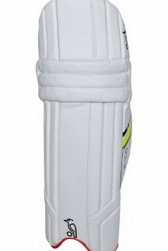 Kookaburra 2013 Menace 700 Cricket Batting Legguards - White/Red, Over Sized Mens Left Hand