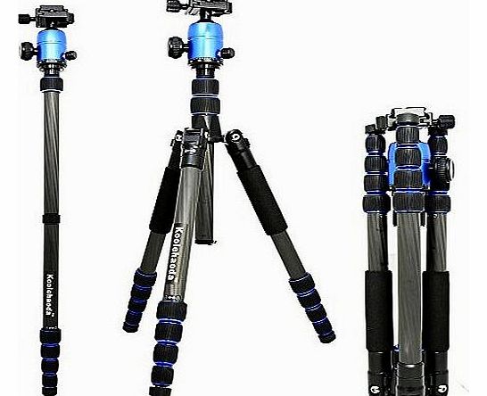 koolehaoda Brand New Digital Camera carbon fiber Tripod Monopod Ball Head For SLR DC DSLR Light Weight