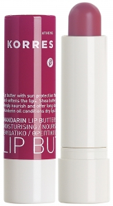 Korres LIP BUTTER STICK SPF15 - PURPLE