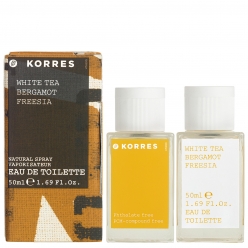 Korres WHITE TEA BERGAMOT and FREESIA EDT (50ML)
