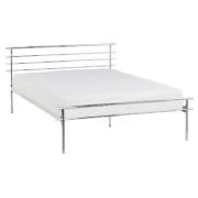 Koto double bed, chrome