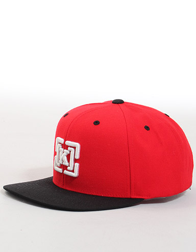 KR3W Brackets Snapback Starter cap - Red