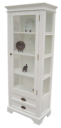 1 Door 2 Drawer Display Cabinet