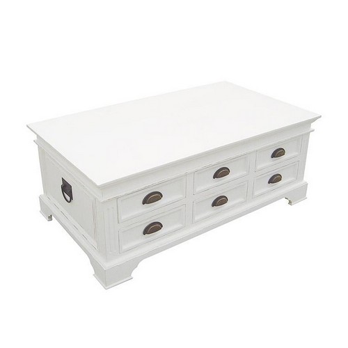 Kristina 6 Drawer White Coffee Table 916.426