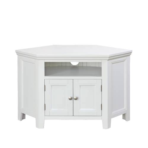 Kristina Painted Furniture Kristina White Painted Corner TV Stand 580.008