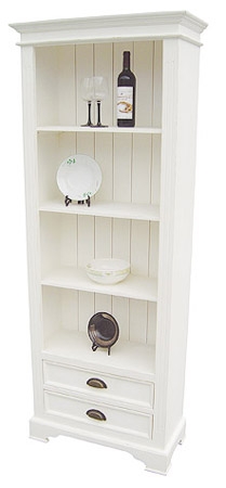 Kristina Slim 2 Drawer Bookcase