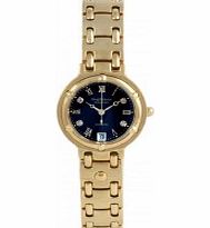 Krug Baumen Charleston 4 Diamond Black Dial Gold