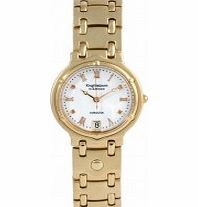 Krug Baumen Charleston 4 Diamond White Dial Gold