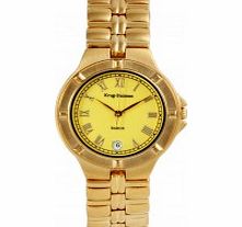 Krug Baumen Gents Baron Yellow Dial