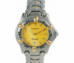 Krug Baumen Gents Oceanmaster Two Tone Yellow Dial