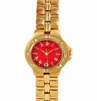 Krug Baumen Ladies Baron Red Dial