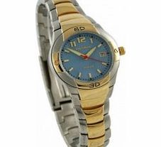 Krug Baumen Ladies Voyager Blue Mop Dial Watch