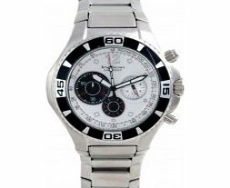 Krug Baumen Mens Challenger Silver Chronograph