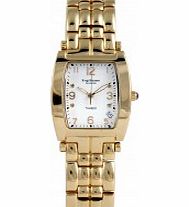 Krug Baumen Tuxedo Gold 4 Diamond White Dial