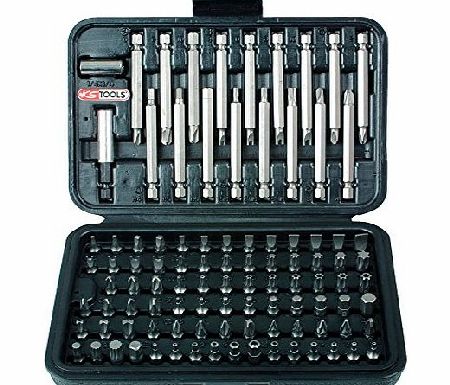 KS Tools 911.2027 CLASSIC Security Bit Set, 99 Pieces, 1/4-Inch