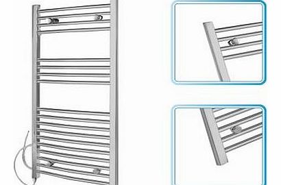 Kudox 1000mm x 500mm - Chrome Curved Rail