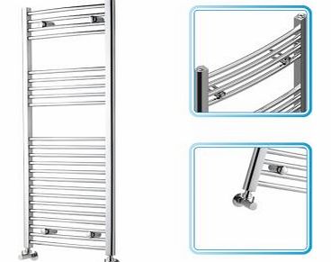 Kudox 1200mm x 500mm - Chrome Bathroom Heated