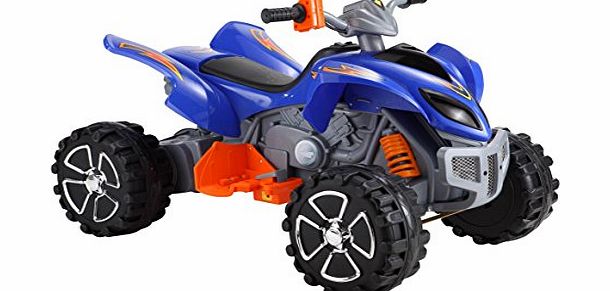 Kushi Kids KIDS ROCKET RAPTOR EXTREME 12V RIDE ON BATTERY CHILDRENS ELECTRIC QUAD CAR (Blue)