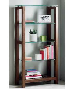 kyoto 5 Tier Walnut Shelving Unit