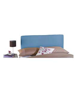 Cotton Double Slab Headboard - Blue