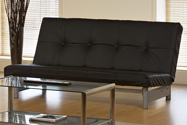 Kyoto Futons Cube Leather Futon Double 135cm