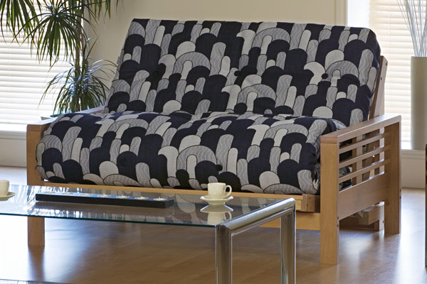 Detroit Futon (Fabric 2) Small Double 120cm