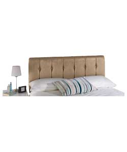 Kyoto Futons Mink Faux Suede Button Headboard - Single