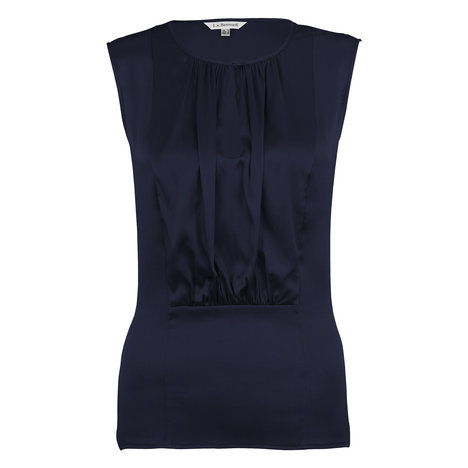 L.K. Bennett Alexa Blouse Colour Navy