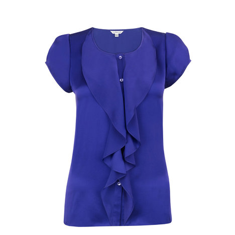 L.K. Bennett Viva Blouse Colour Electric