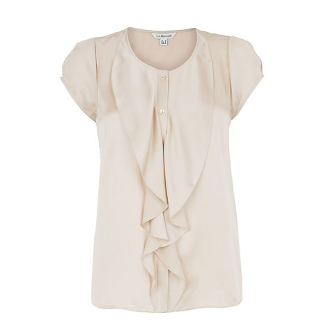 L.K. Bennett Viva Blouse Colour Powder