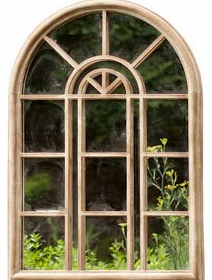 La Hacienda Metal Garden Wall Mirror - Arch