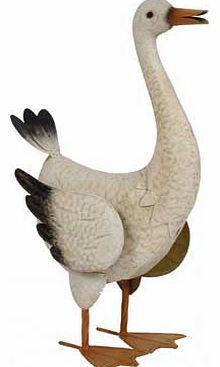 Standing White Duck Ornament