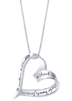 Silver `Mothers Child` Heart