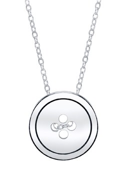 Silver Mum Button Pendant 443015