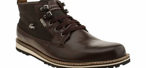 Lacoste Brown Delevan 4 Boots